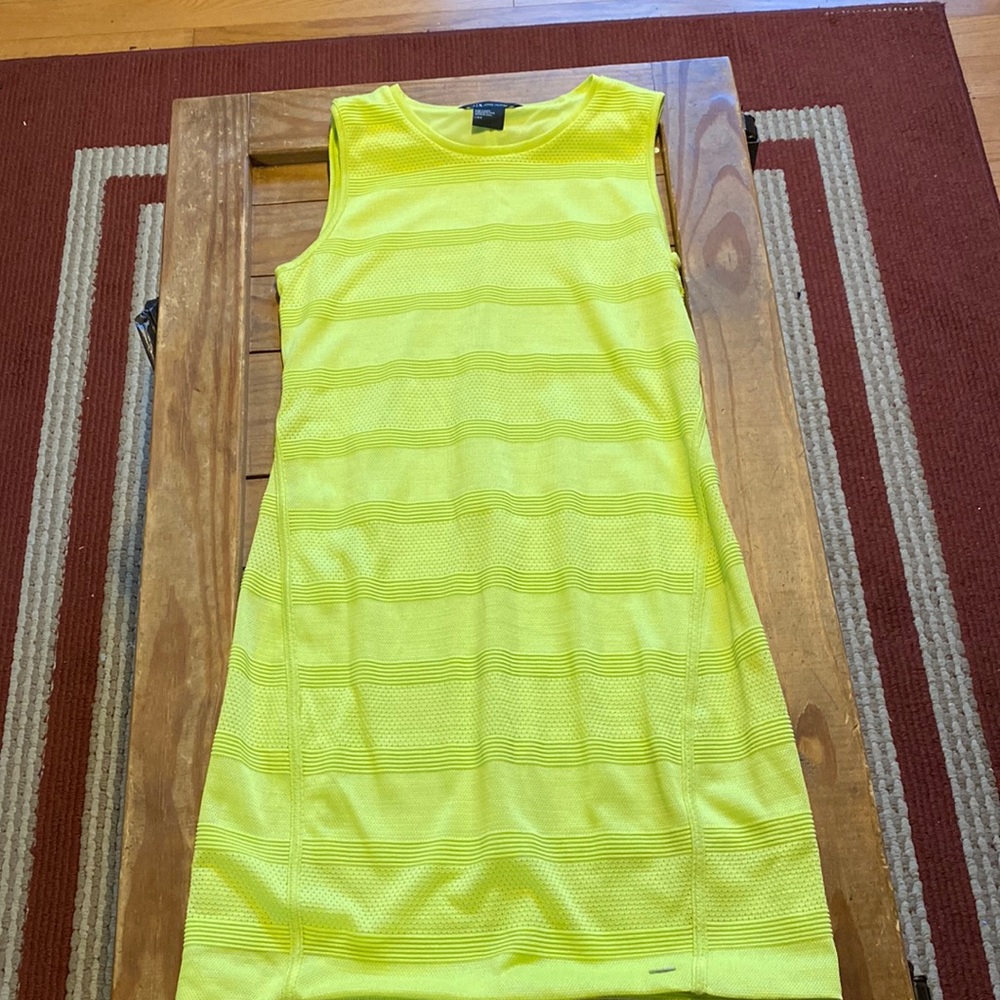 Neon yellow summer dress